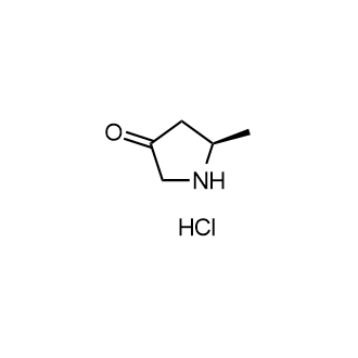 (R)-5-甲基吡咯烷-3-酮盐酸盐结构式