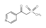 2-(METHYLSULFONYL)-1-PYRIDIN-3-YLETHANONE Structure