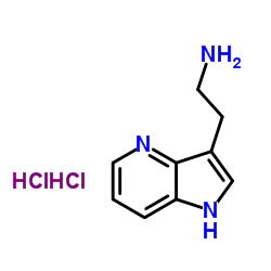 2-(1H-吡咯并[3,2-b]吡啶-3-基)乙胺二盐酸盐结构式