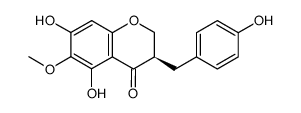 (-)-2,3-Dihydro-5,7-dihydroxy-3-[(4-hydroxyphenyl)methyl]-6-methoxy-4H-1-benzopyran-4-one picture