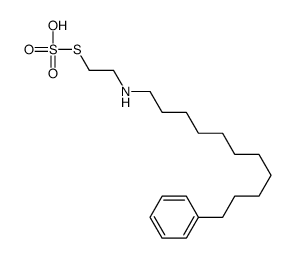 Thiosulfuric acid hydrogen S-[2-[(11-phenylundecyl)amino]ethyl] ester picture
