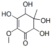 3,4,5,6-Tetrahydroxy-2-methoxy-5-methyl-2-cyclohexen-1-one structure