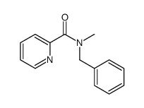 N-benzyl-N-methylpyridine-2-carboxamide Structure