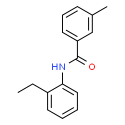 N-(2-Ethylphenyl)-3-methylbenzamide结构式