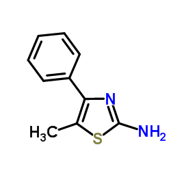 5-Methyl-4-phenyl-1,3-thiazol-2-amine structure