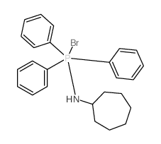 Phosphorane,bromo(cycloheptylamino)triphenyl- (8CI) structure