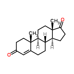 Androst-4-ene-3,17-dione-2,3,4-13C3结构式