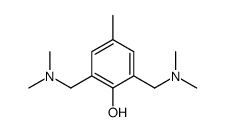 2,6-bis[(dimethylamino)methyl]-4-methylphenol Structure