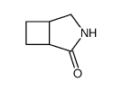 3-aza-bicyclo[3.2.0]heptan-2-one结构式