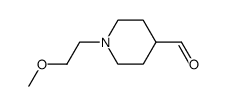 1-(2-Methoxy-ethyl)-piperidine-4-carbaldehyde Structure