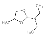 1,3,2-Dioxaphospholan-2-amine, N,N-diethyl-4-methyl- (9CI)结构式