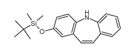 2-(tert-butyldimethylsilyloxy)-5H-dibenz[b,f]azepine Structure