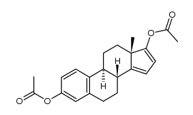 estra-1,3,5(10),14,16-pentaen-3,17-diyl diacetate Structure