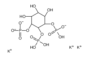 D-MYO-INOSITOL 3,4,5-TRISPHOSPHATE TRIPOTASSIUM SALT Structure