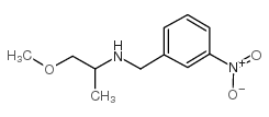 1-methoxy-N-[(3-nitrophenyl)methyl]propan-2-amine structure