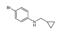 4-bromo-N-(cyclopropylmethyl)aniline structure