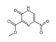 Pyrazinecarboxylic acid, 3,4-dihydro-6-nitro-3-oxo-, methyl ester (9CI) Structure