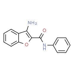 2-Benzofurancarboxamide,3-amino-N-phenyl-(9CI)结构式