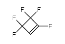 1,3,3,4,4-pentafluorocyclobutene Structure