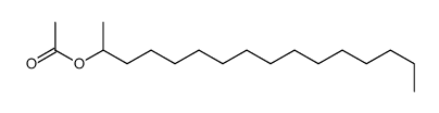 1-Methylpentadecyl acetate结构式