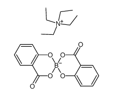 Tetraethylammonium bis[salicylato-(2-)]borate Structure