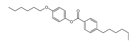 (4-hexoxyphenyl) 4-hexylbenzoate Structure