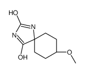 cis-8-Methoxy-1,3-diazaspiro[4.5]decane-2,4-dione structure