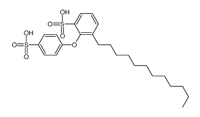 3-dodecyl-2-(4-sulfophenoxy)benzenesulfonic acid结构式