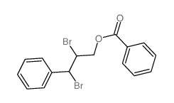 (2,3-dibromo-3-phenyl-propyl) benzoate结构式