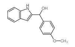 1H-indol-2-yl-(4-methoxyphenyl)methanol Structure