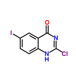 2-Chloro-6-iodo-4(1H)-quinazolinone Structure