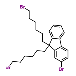 2-溴-9,9-双(6-溴己基)-9H-芴图片