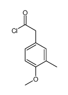 (4-Methoxy-3-methylphenyl)acetyl chloride Structure