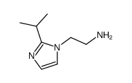 2-(2-isopropylimidazol-1-yl)ethylamine Structure
