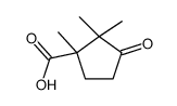 1,2,2-trimethyl-3-oxocyclopentane-1-carboxylic acid结构式