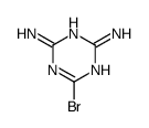6-bromo-1,3,5-triazine-2,4-diamine结构式