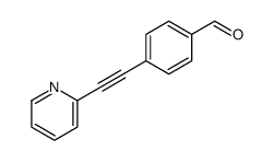 4-(2-pyridin-2-ylethynyl)benzaldehyde结构式