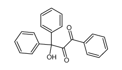 3-hydroxy-1,3,3-triphenyl-1,2-propanedione Structure
