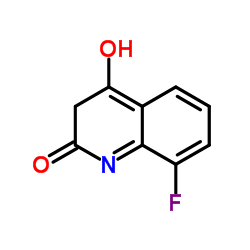 8-Fluoro-4-hydroxyquinolin-2(1H)-one Structure