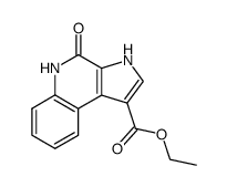 ethyl 4-oxo-4,5-dihydro-3H-pyrrolo[2,3-c]quinoline-1-carboxylate结构式
