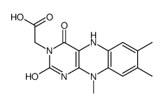 1,5-dihydro-N(3)-carboxymethyllumiflavin结构式