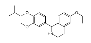 6-ethoxy-1-[3-methoxy-4-(2-methylpropoxy)phenyl]-1,2,3,4-tetrahydroisoquinoline Structure