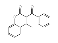 3-benzoyl-4-methylchromen-2-one Structure