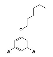 1,3-dibromo-5-hexoxybenzene Structure