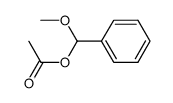 α-Methoxybenzenemethanol acetate结构式