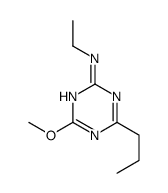 N-ethyl-4-methoxy-6-propyl-1,3,5-triazin-2-amine结构式