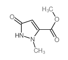 Methyl 3-Hydroxy-1-Methyl-1H-Pyrazole-5-Carboxylate Structure