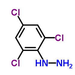 2,4,6-Trichlorphenylhydrazine structure