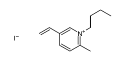1-butyl-5-ethenyl-2-methylpyridin-1-ium,iodide Structure