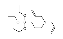 N,N-bis(prop-2-enyl)-3-triethoxysilylpropan-1-amine结构式